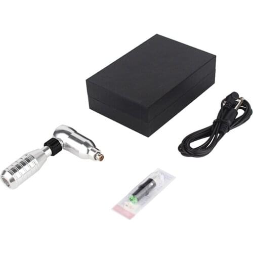 New Tattoo Machine Rotary Thunder No Noise Machine With Cartridge Needle For Tattoo Microblading Permanent Makeup Pen Black Red