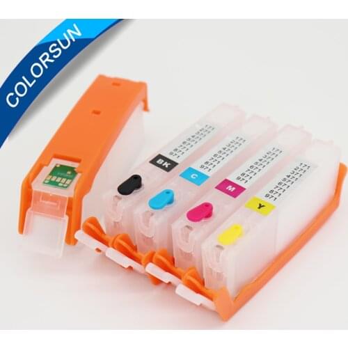670 671 PGI-670 PGBK CLI-671 refillable ink cartridge permanent chip For canon PIXMA MG5760 MG6860 TS6060 TS5060 printer