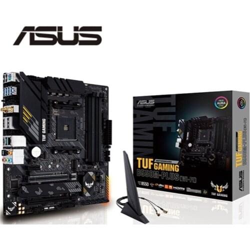 NEW For TUF GAMING B550M-PLUS (WI-FI) Motherboard Socket AM4 M.2 nvme ssd For AMD B550 Original Desktop Mainboard