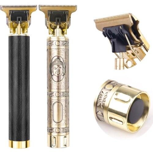 Portable Electric Hair Trimmer Cordless Hair Clipper Shaver 0mm Barber Hair Cutter Men Kids Hair Removal Machine Dropship