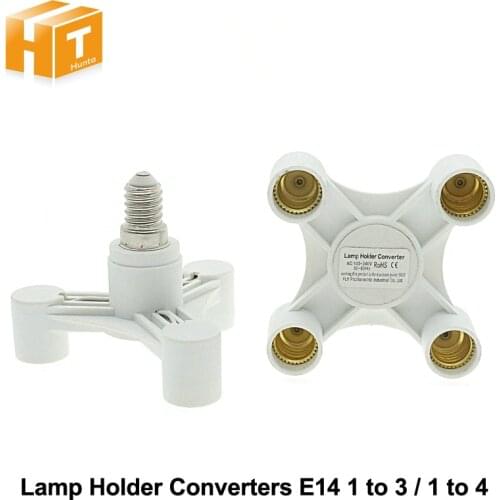 Lamp Holder Converters E14 1 to 3 / 1 to 4 Buld Holder Lamp Base