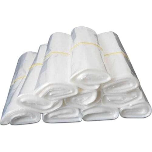 100Pcs Clear POF Plastic Heat Shrinkable Bag Top Open Disposable Cosmetics Electronics Gift Craft Grocery Sundries Pack Pouches