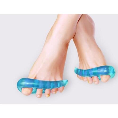 Silicone hallux valgus orthotics fixator as relieve fatigue toe spreader anti bunion toe separator for foot care AS SEEN ON TV