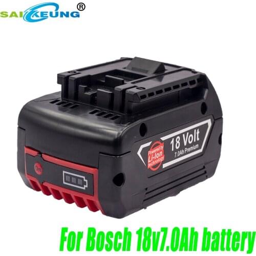 Replace Wireless Power Tool Bosch18V Professional Battery 7000mAh, 100% Compatible with BAT609 BAT610 BAT618G BAT619G