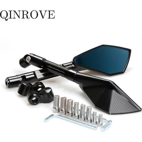 Universal Motorcycle Rearview Mirror CNC Aluminum Side Mirror For Suzuki SV 400 600 GW250 Instruder GSR 600 750 V-Strom Bandit