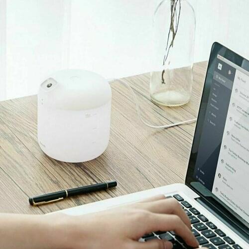 600ml Air Humidifier USB Purifier Smart Power Off w/LED Night Light For Home Car