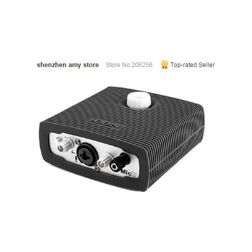 ICON MicU usb external sound card portable professional Audio Interface for Studio recording& music production 1 Mic-In/ 2-Out
