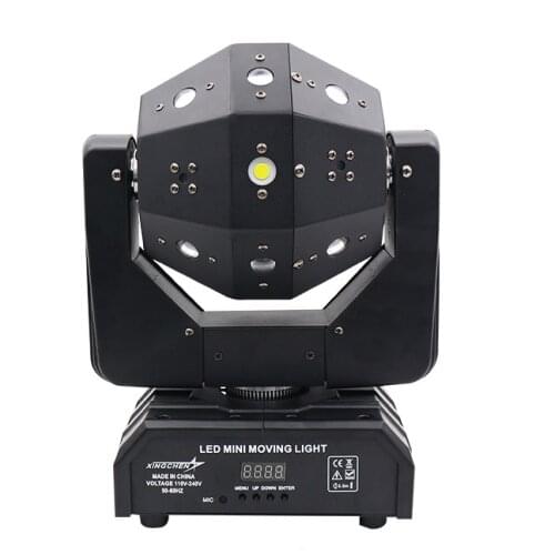 High Quality LED 16*3W LED Beam Laser Strobe 3in1 Moving Head Light DMX512 Sound Control Disco Party Wedding Pub Laser Light