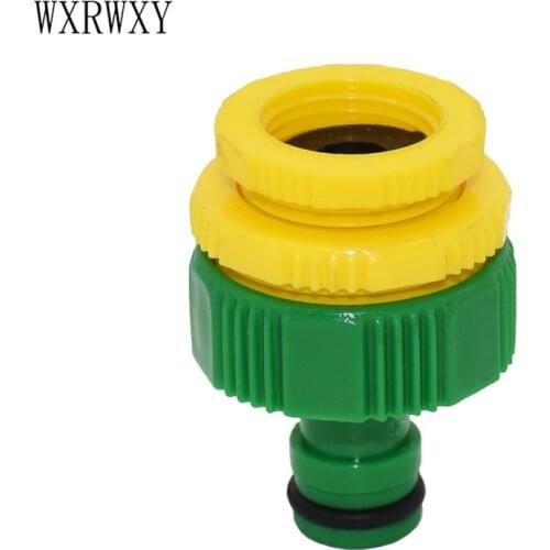 Wxrwxy Female 1"1/2 tap Connector Female 3/4 drip irrigation adapter garden Quick Connector fittings Water gun adapter 2 pcs