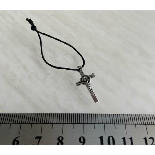 1/6th Soldier Metal Silver Trendy Cross Necklace Model for 12"Action Figure Doll