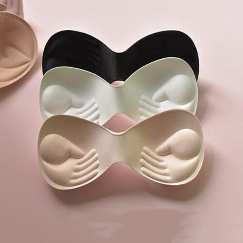 1pcs Sponge Bra Pads Push Up Breast Enhancer Removeable Bra Padding Inserts Cups for Swimsuit Bikini Padding One Piece n