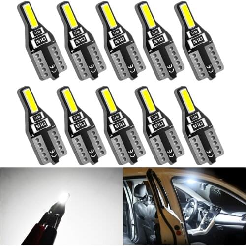 10pcs W5W T10 LED 194 168 led light Bulbs Car Interior Light For Astra H G J Insignia Mokka Toyota Avensis Rav4 Ford Focus 2 3