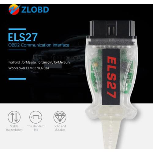 ELS27 FORScan Scanner Pss-Thru For Ford vehicles PCB PIC24HJ128GP forMazda forMercury OBD2 Diagnostic Cable Support ELM327 J2534