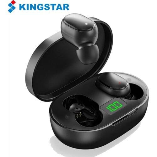 KINGSTAR TWS Wireless Hearphones With Mic Bluetooth Earphone Noise Cancelling Sports Headset Handsfree Earbuds For Xiaomi Huawei