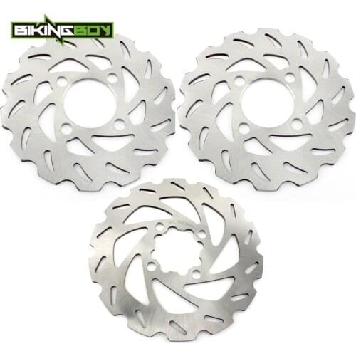 BIKINGBOY Front Rear Brake Discs Disks Rotors Raptor YFM 700 R 06-20 YFM 700 RSE 07-12 YFZ 450 06-12 YFZ 450 R 09-20 YZF YFZ 450