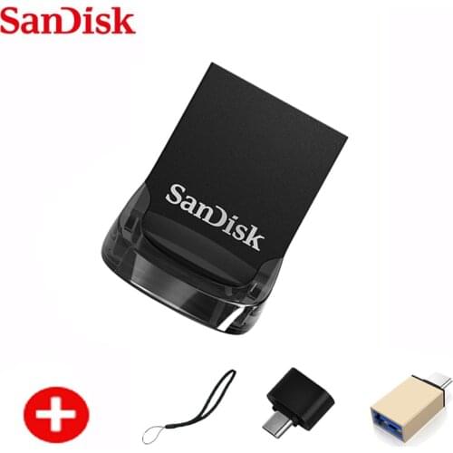 SanDisk Flash Drive CZ430 USB 64gb 16GB mini USB Pen Drive USB 3.1 Up to 130MB/S pendrive USB 3.0 USB Stick 32gb 128G