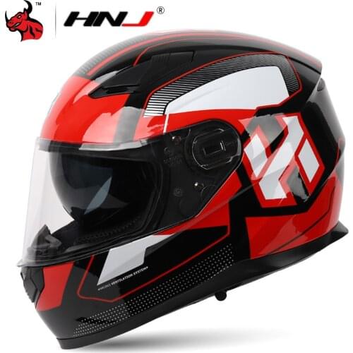 HNJ Full Face Helmet Motorcycle Flip Up Casco Moto Riding Modular Dual Casque Motocross Helmet For Adults Helmet Off-road