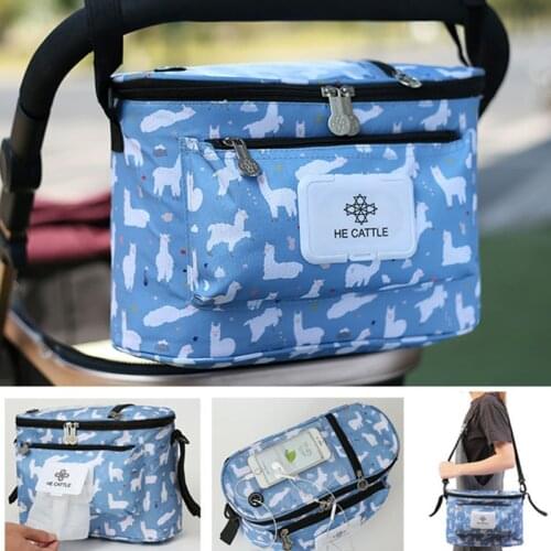 Infant Pram Cart Bottle Cup Holder Hanging Wheelchair Organizer Baby Stroller Bag Buggy Kids Cart Accessories
