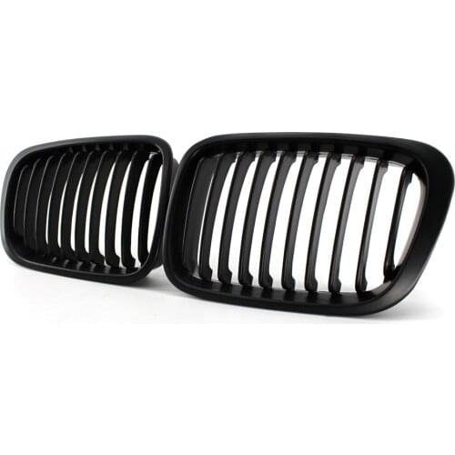 Matte Black Grille Front Grill for BMW E46 3 Series 4 Door 1998-2001 Pre-facelift