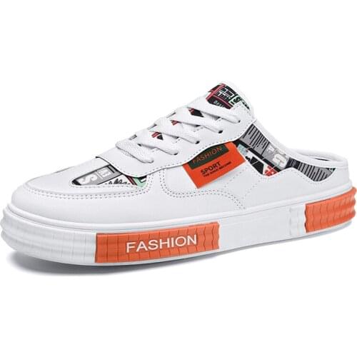 Men Graffiti Canvas Loafers Summer Trend Walking Skateboard Sneakers Casual Soft Insole Shoes 2021 New Brand Designer 39-44 Euro