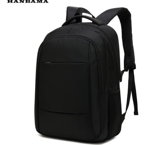 Nylon Backpack Korean Junior High School Student Bag Men Computer Travel Bag