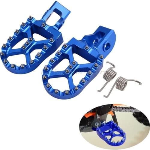 NICECNC Foot Pegs Footrest Pedals for Husqvarna FE FC TC TE FX FS 125 250 300 350 449 450 480 501 2017 2018 2019 Motorcycle HOT
