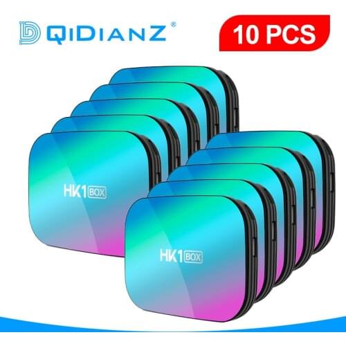 NEW HK1BOX 10pcs Amlogic S905X3 8K Smart TV Box Android 9.0 Youtube Set Top Box pk X96 Air H96 HK1MAX A95X