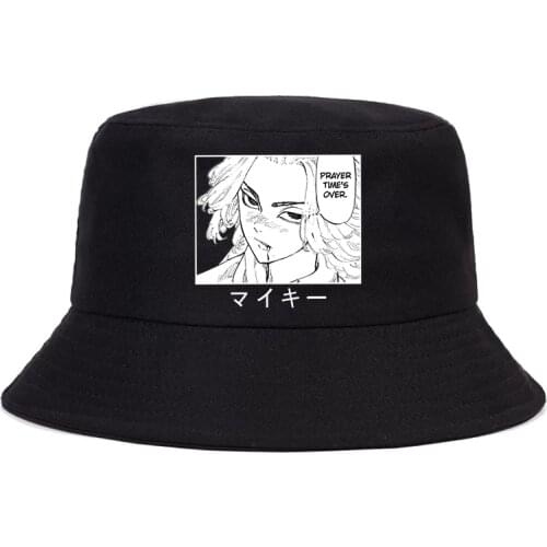 Anime Tokyo Revengers Summer Hat Manjiro Sano Graphic Women Men Panama Bucket hat The Design Flat Visor Harajuku Fisherman Hat
