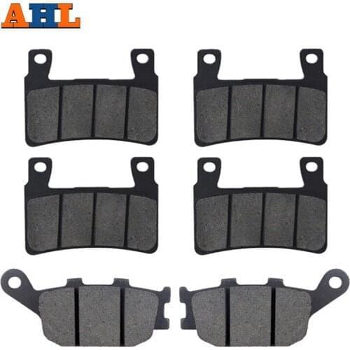 Motorcycle Front and Rear Brake Pads for HONDA CBR929RR CBR929 RR 2000-2001 Black Brake Disc Pad Kit