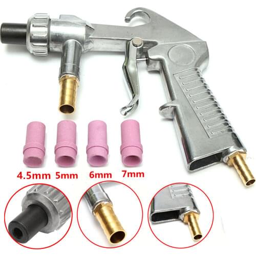 Sandblaster Feed Guns Air Siphon Sand Blasting Abrasive Tool Ceramic Nozzles Tips Kit Power Tools Sprayer