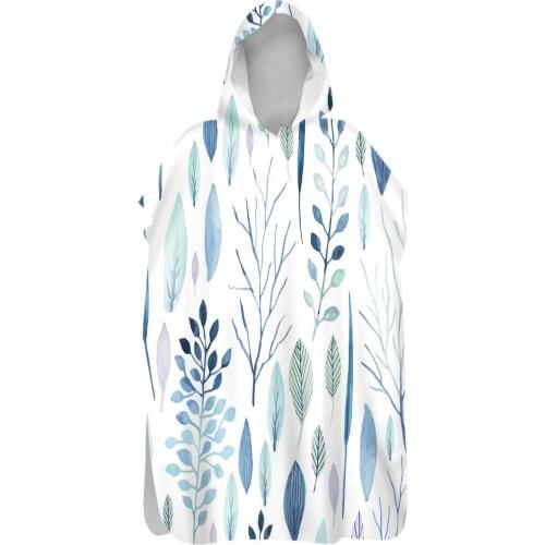 Flowers and leaves Beach Bath Towel Kids & Adults Quick Drying Microfiber Swim Pool Wholesale Drop Shipping