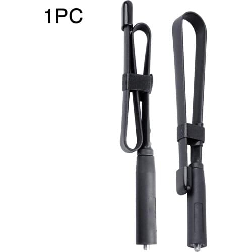 Flexible Radio Portable Walkie Talkie SMA Female Dual Band 150/440MHz Antenna Signal Boost VHF UHF Foldable For Baofeng UV-5R/82