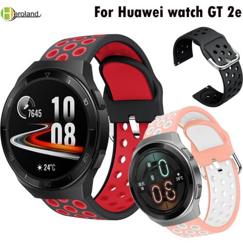 22MM silicone Watchband strap For Huawei watch GT 2e Smart Accessories gt2e wriststrap Quick Release for Huawei Watch 2 Classic