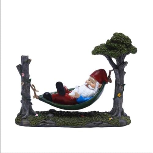 Christmas Decorations Christmas Gifts Hammock Dwarf Garden Creative Decoration Christmas Gifts Resin Crafts Ornaments