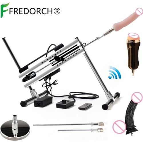 New Sex Machine With Remote Control Super Silent Ultra Adjustable Vac u Lock Love Machine With Double Pole for women and men