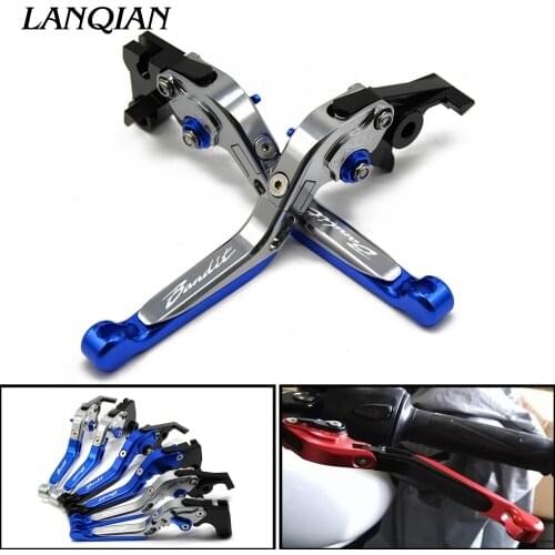Folding Brake Clutch Levers For SUZUKI GSF600 Bandit 2000-2004 CNC Motorcycle Adjustable GSF 600 2001 2002 2003 Handle Lever