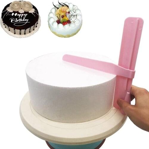 Cake Scraper Smoother Adjustable Fondant Spatulas Cake Edge Smoother Cream Decorating DIY Bakeware Tableware Kitchen Cake Tool