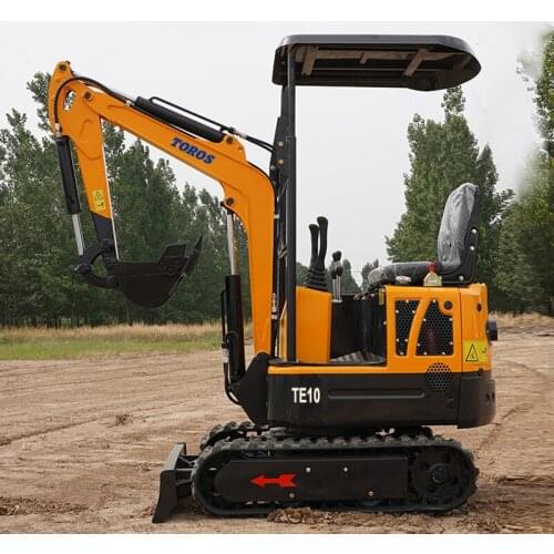 TE-10 Mini Crawler Excavator Hot Sale Factory Price1 Ton Digging Machine Whole Hydraulic Small Digger
