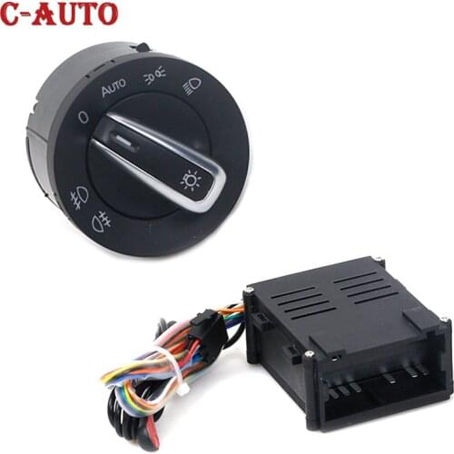 Transporter Multivan caravelle T5 T6+AUTO Headlight Lamp Switch Knob Light Sensor Module Matte For VW Golf 4 Jetta MK4 Passat B5