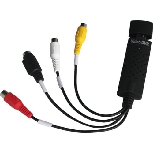 New Arrival USB 2.0 Capture 4 Channel Video TV DVD VHS Audio Capture Adapter Card TV Video DVR