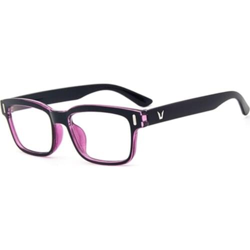 Women Transparent Lens Eyeglasses Frame Fashion Plain Glass Spectacles Unisex Round Clear Eyewear Frames