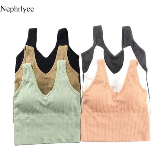2021 Summer New Seamless Bras For Women Underwear Sexy Brassiere Push Up Bralette With Pad Vest Top Sports Bra CA227
