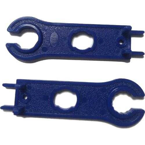 1Pair x Blue ABS Plastic Pocket Solar Panel Connector Disconnect Tool Spanners Wrench