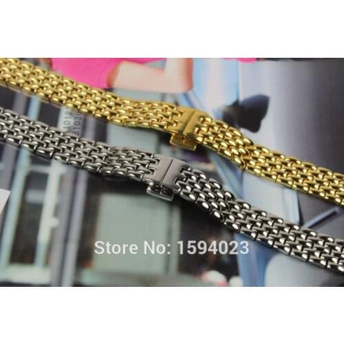 10mm T058009A T-TREND High Quality New Watch Parts Solid Stainless steel bracelet strap Watch Bands For T058 Free Shipping