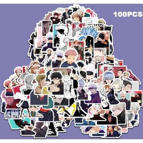 100pcs cartoon Car stickers tiger stick you Ren Wu Tiao Wu mantra master Travel Case Laptop Skateboard Guitar Luggage stickers