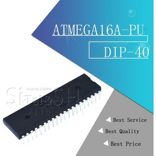 2PCS ATMEGA16A-PU DIP40 DIP ATMEGA16A DIP ATMEGA16 16A-PU DIP-40