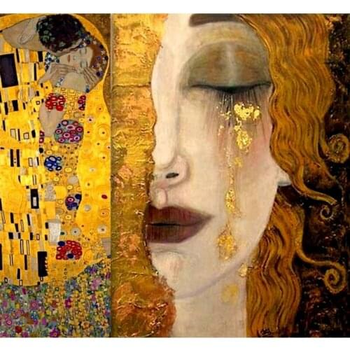 GATYZTORY 5D DIY Diamond Painting Full Square/Round abstract Woman Diamond Embroidery Portrait Handicraft Decor For Home