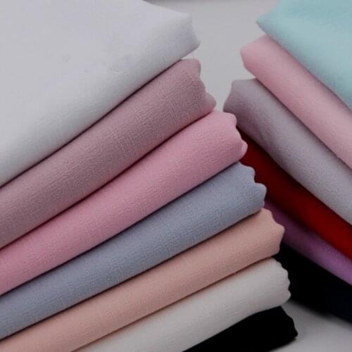 Trousers Fabric Solid Color Shirt Skirt Dress Suit Stretchy Casual Wear Pants Material