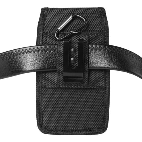 Mens Phone Case for XGODY 9T A50 A70 A90 Pro K20 Pro Waist Nylon Belt Clip Holster Pouch Card Holder Cover
