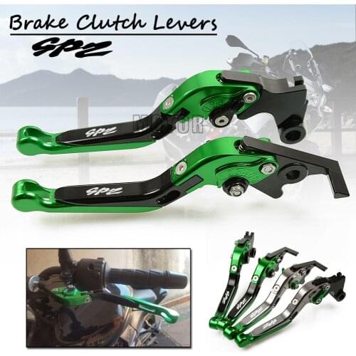 For Kawasaki GPZ500S EX500R NINJA 1990-2009 2008 CNC Motorcycle Adjustable Folding Extendable Brake Clutch Levers GPZ EX 500 S R